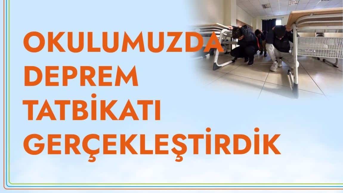 13 Ekim Uluslararası Afet Risklerinin Azaltılması Günü Yeşil Vatan Etkinlikleri kapsamında afet bilincini attırmak ve farkındalık oluşturmak amacıyla okulumuzda video izlenimi ve tatbikat etkinliği yapılmıştır.